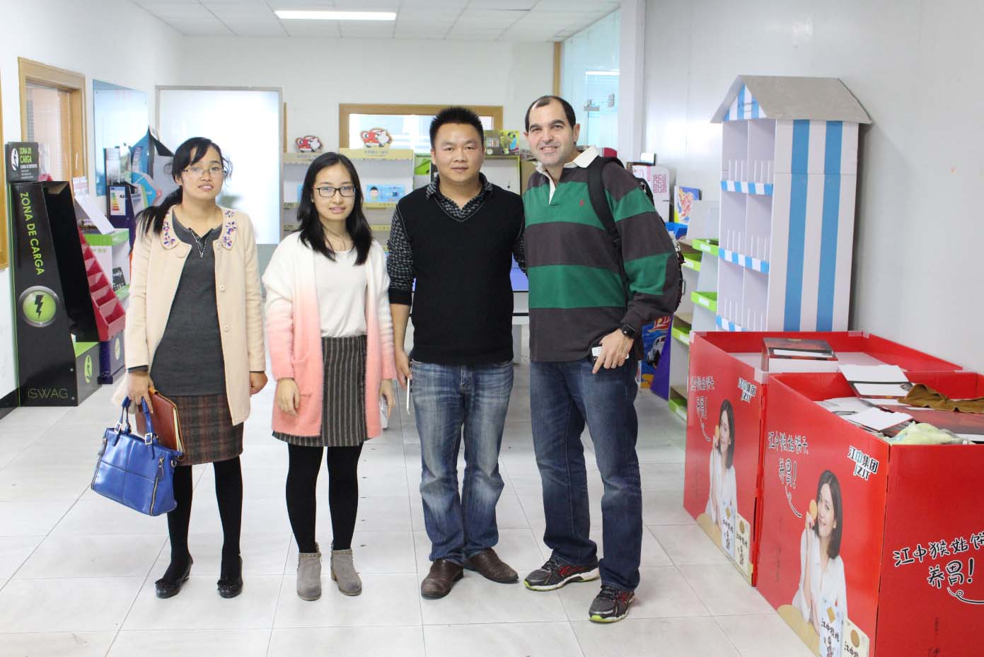 西班牙客戶合照